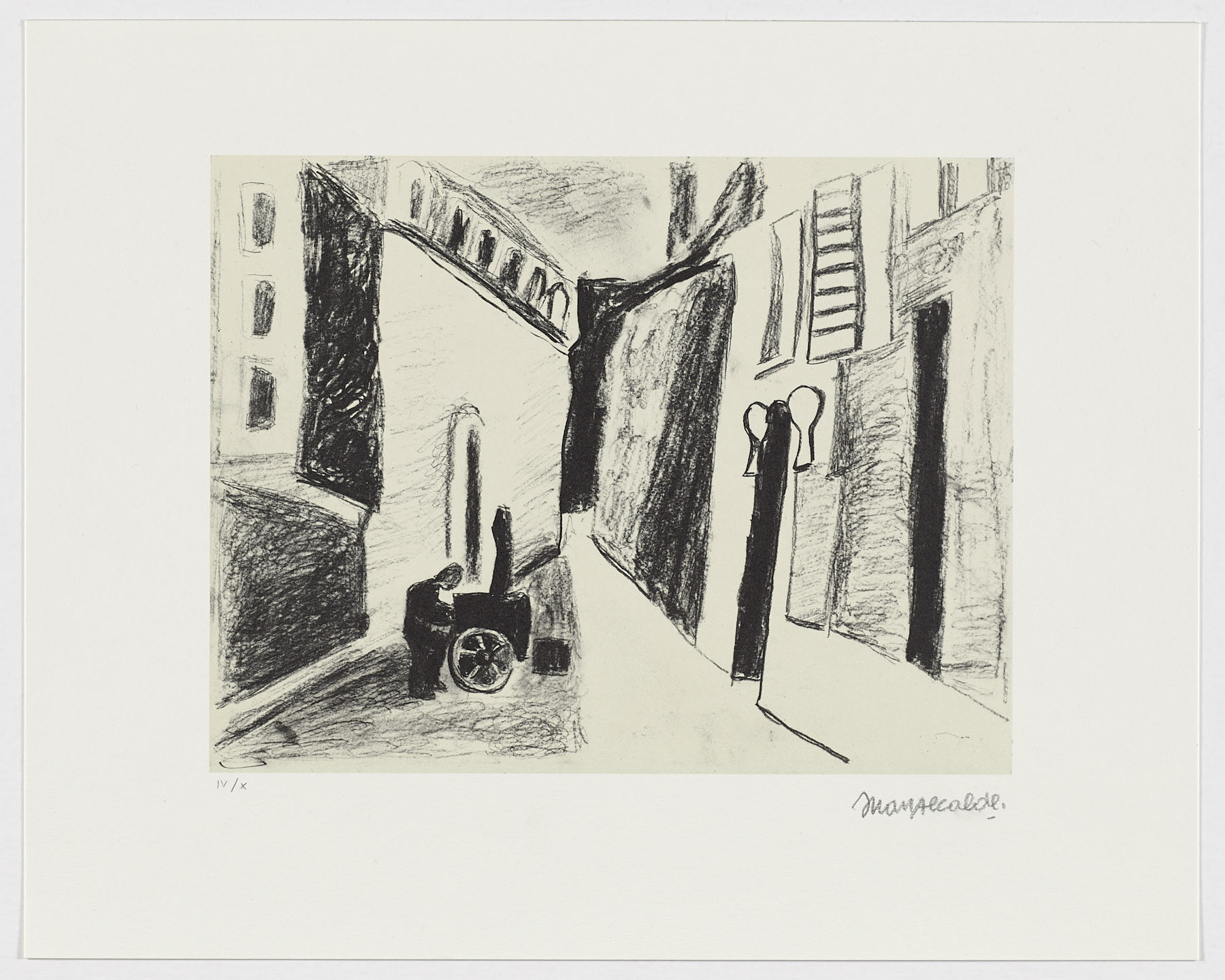 París antiguo (Estado en negro), 2016, Juan Alcalde