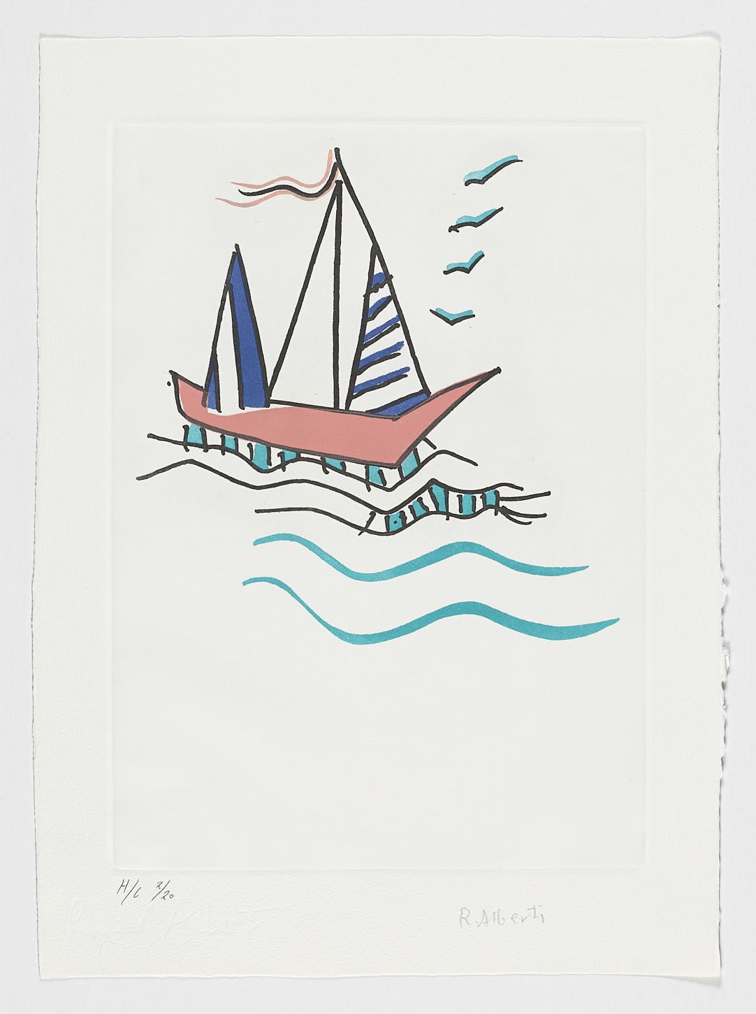 Siempre la mar (Mar I), 1997, Rafael Alberti