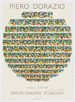 Erker - Galerie. St. Gallen, 1981, Piero Dorazio