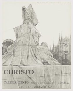Galería Ciento, 1975, Christo