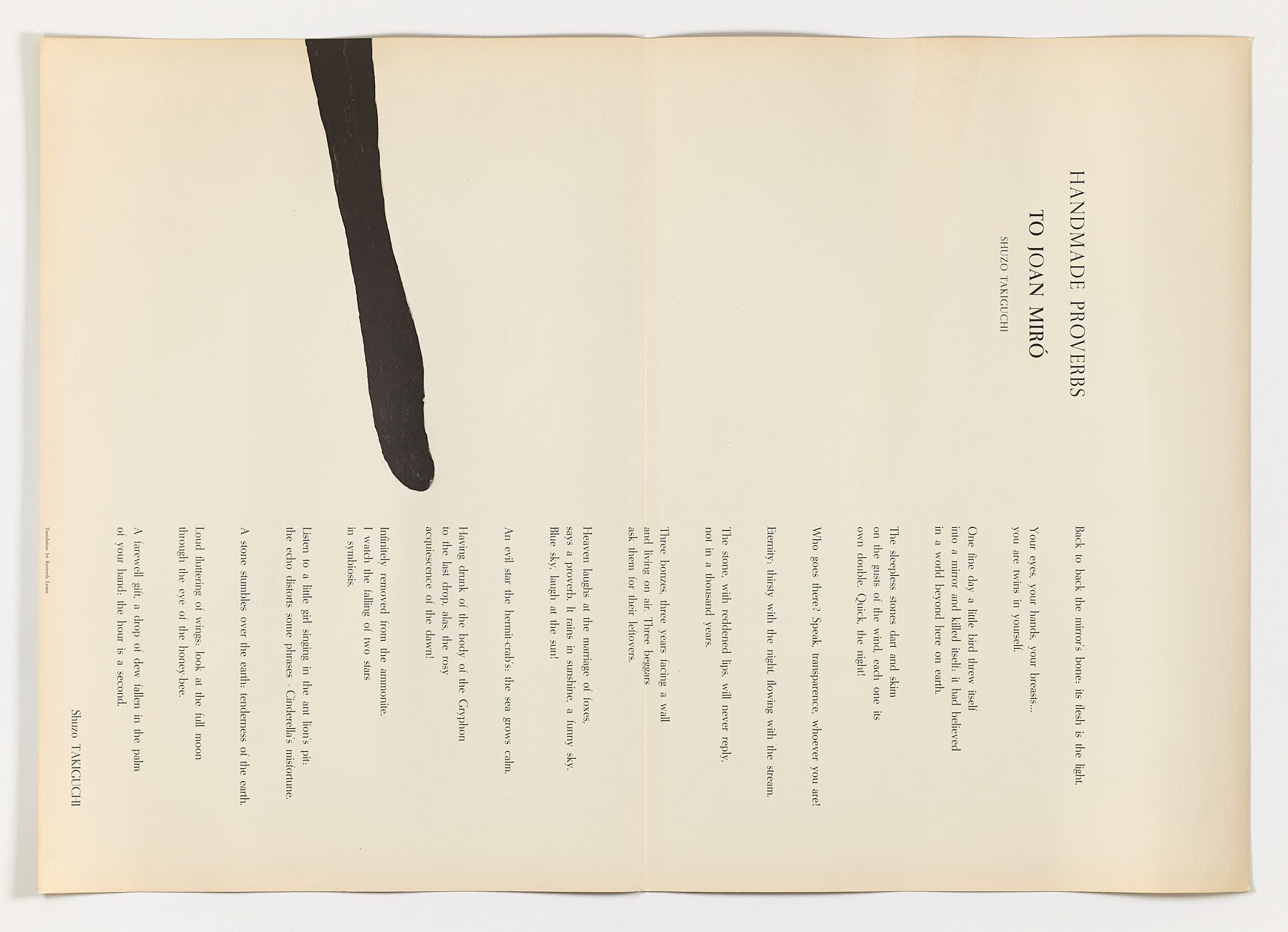 Ma de Proverbis, Joan Miró