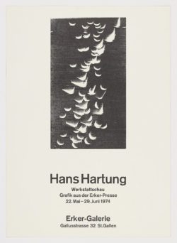 Erker-Galerie. St. Gallen, 1974, Hans Hartung