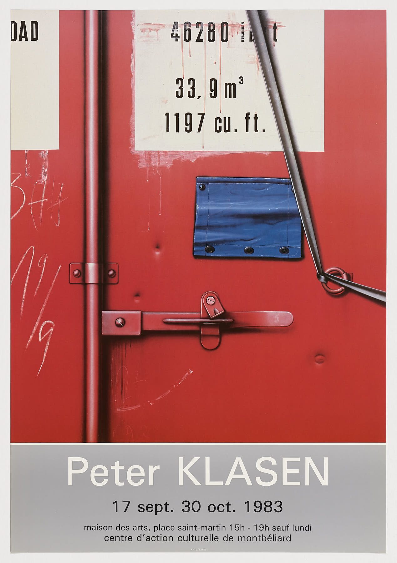 Centre d´Action Culturelle de Montbéliard, 1983, Peter Klasen