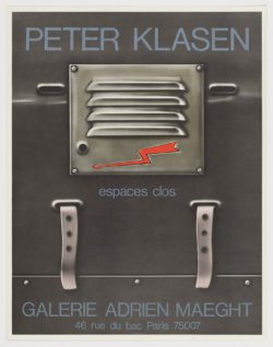 Galería Adrien Maeght. Espaces clos, Peter Klasen
