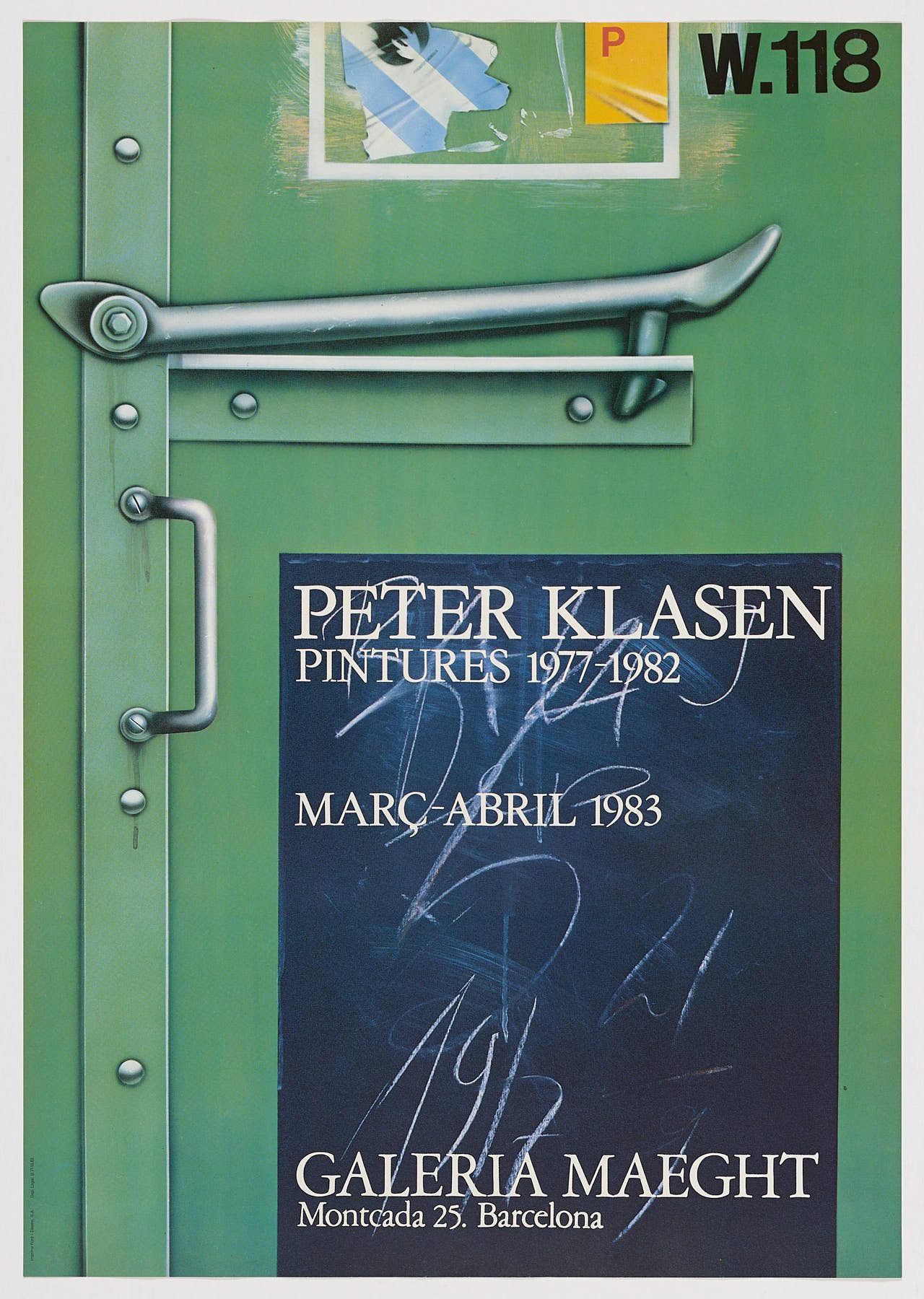 Pintures - Galería Maeght Barcelona, 1983, Peter Klasen