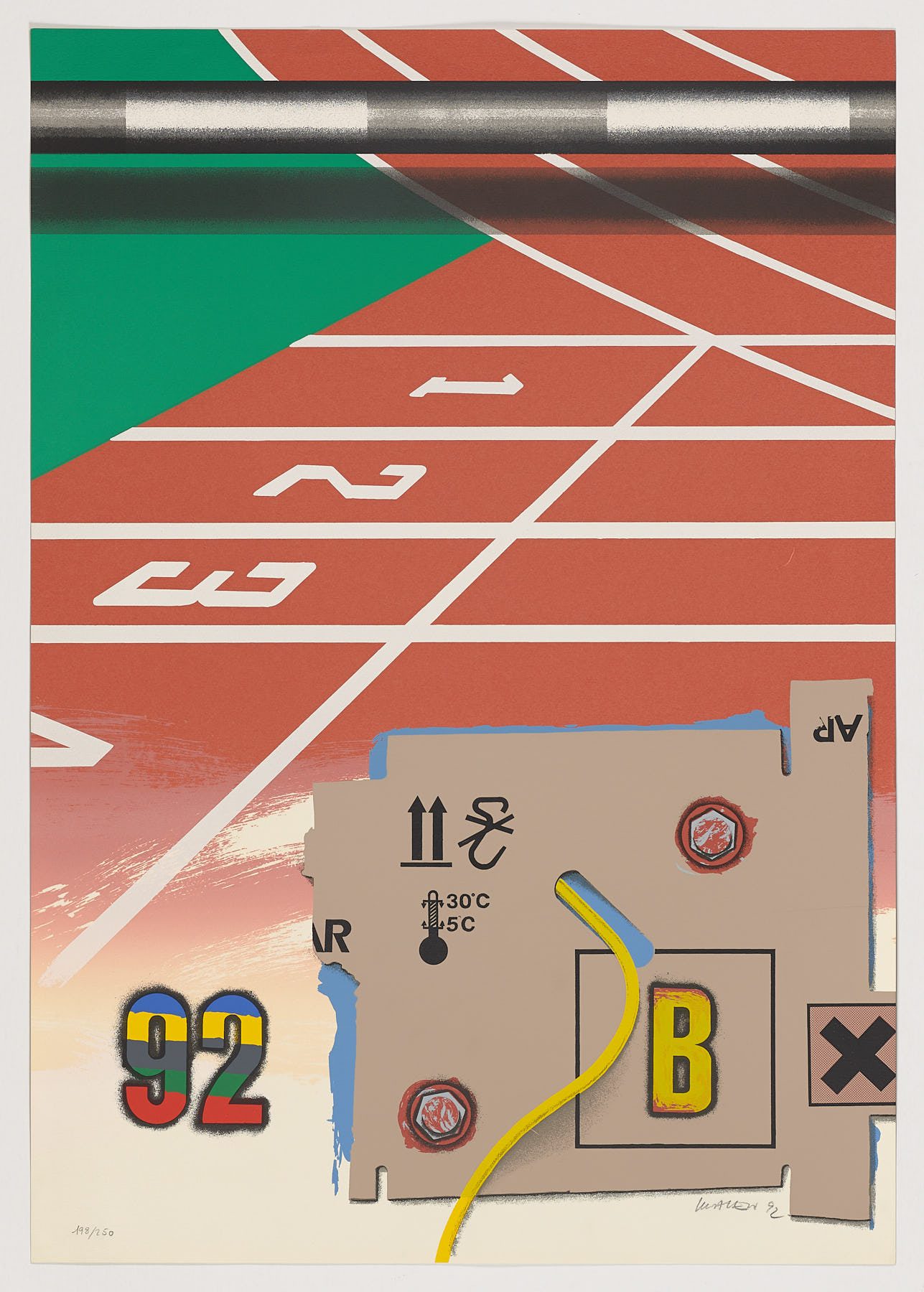 Olympic Centennial, 1992, Peter Klasen