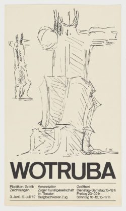 Zuger Kunsgesellschaft, 1972, Fritz Wotruba
