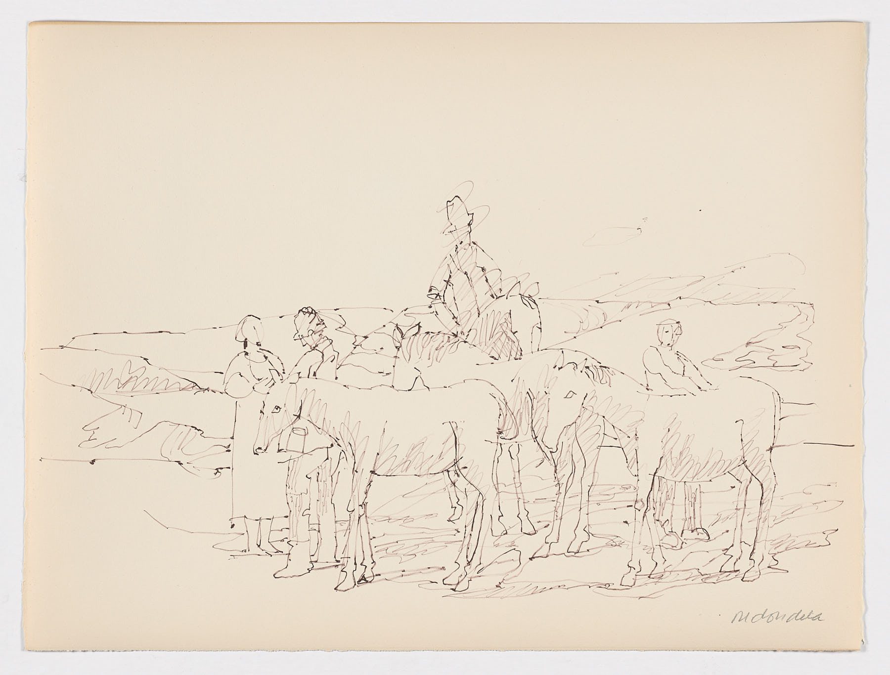 Caminos (XIII), 1975, Agustín Redondela