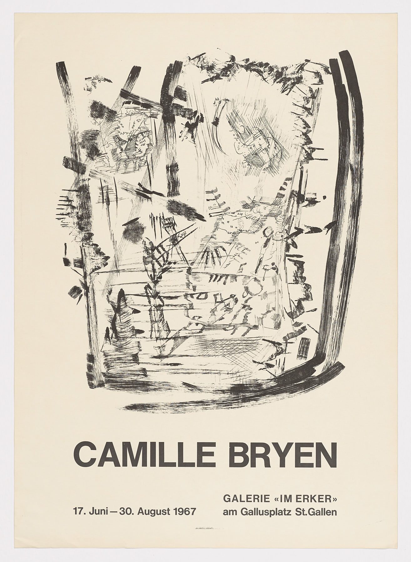 Galerie Im Erker, 1967, Camille Bryen