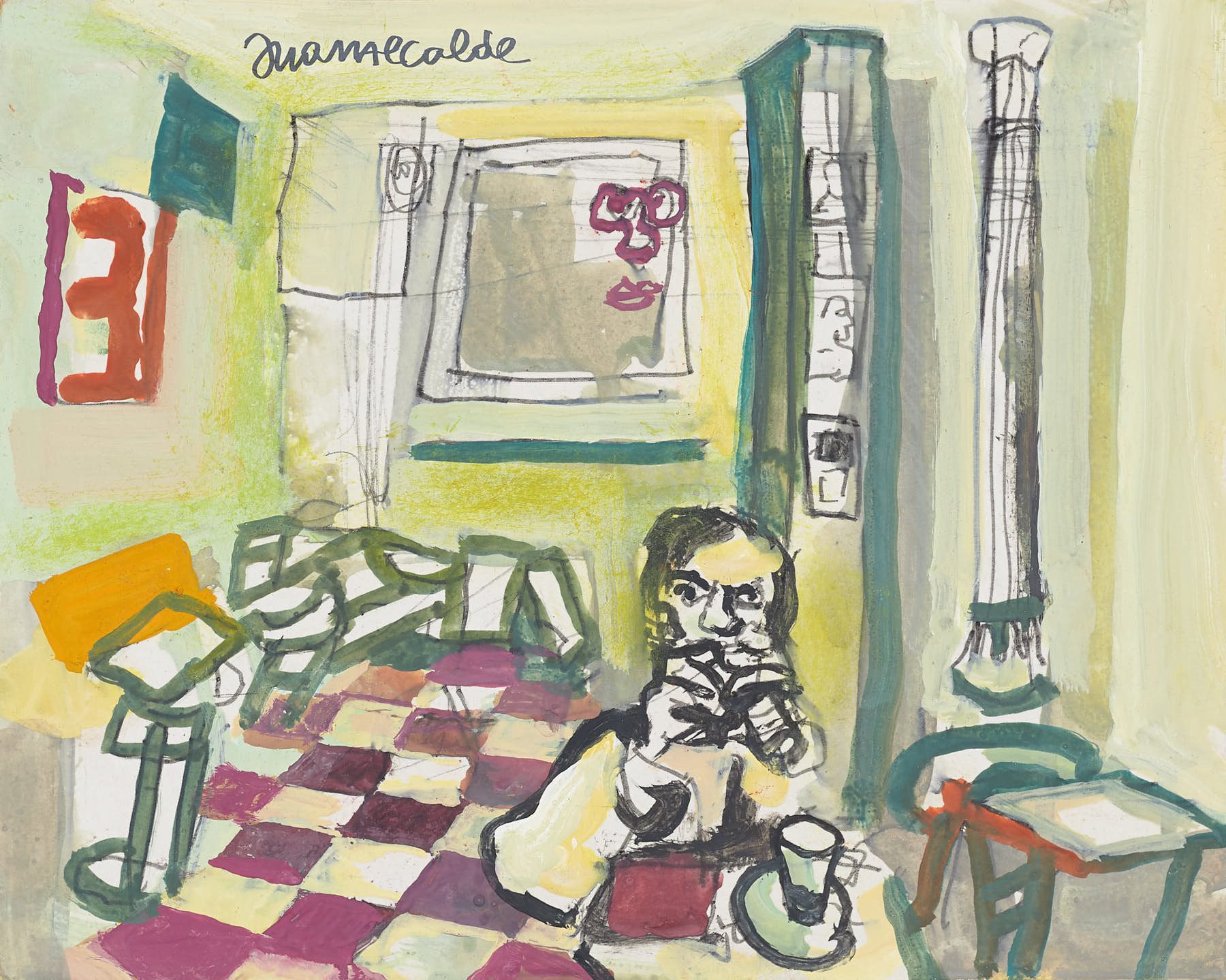 Cafetería del Gijón, 2014, Juan Alcalde