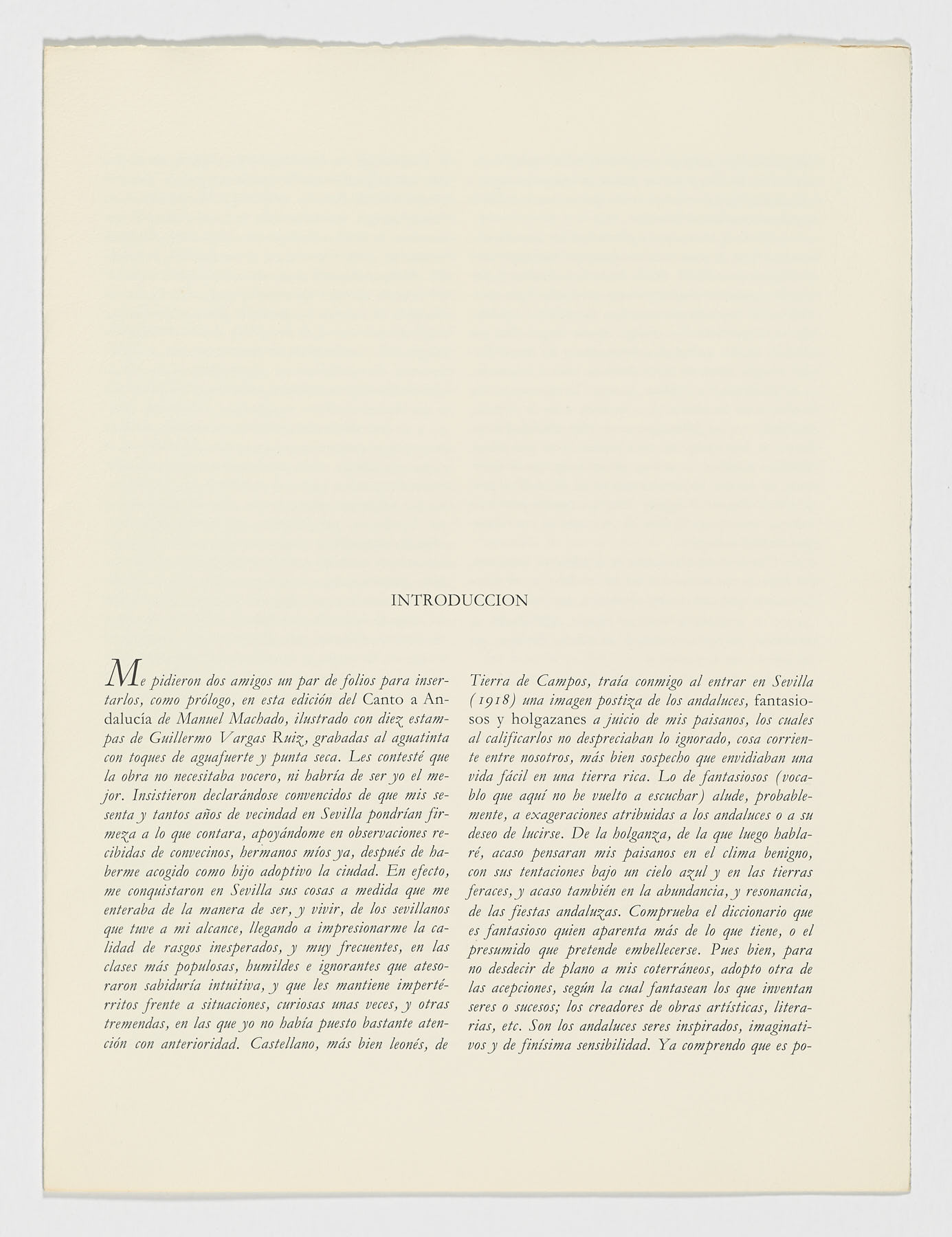 Canto a Andalucia, Guillermo Vargas Ruiz