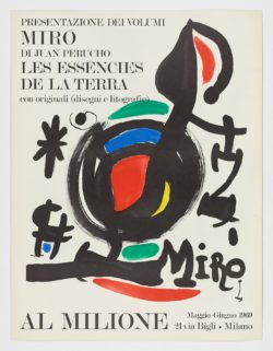 Al milione. Les esséncies de la terra, Joan Miró