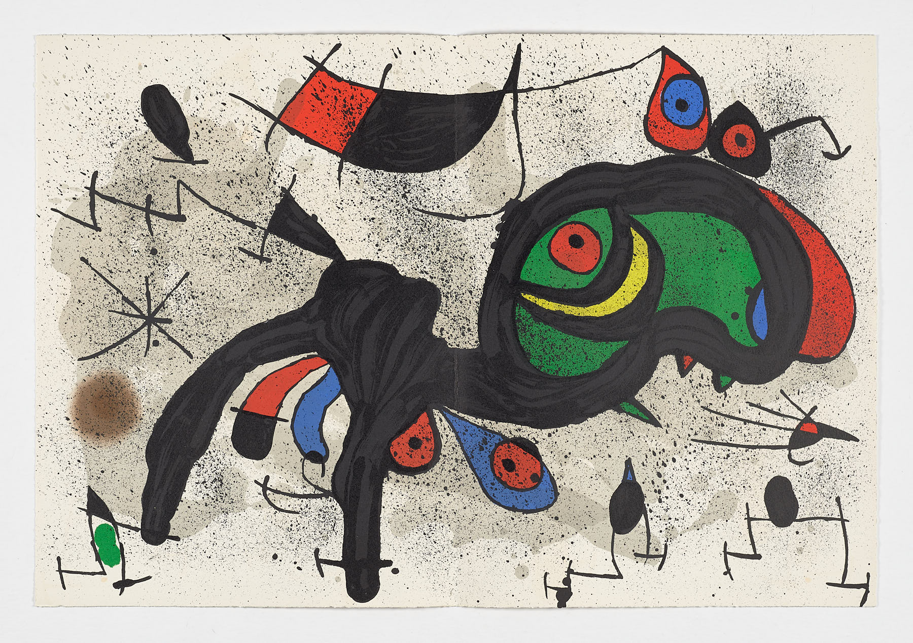 Derrière Le Miroir Nº193-194, 1971, Joan Miró