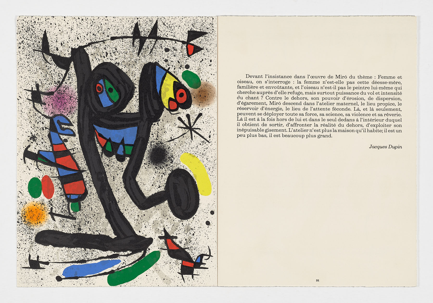 Derrière Le Miroir Nº193-194, 1971, Joan Miró