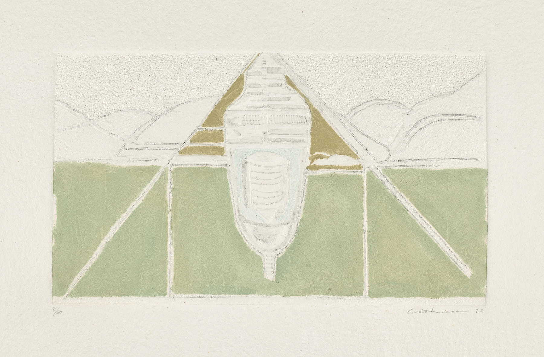 Aproximación, 1992, Lucio Muñoz