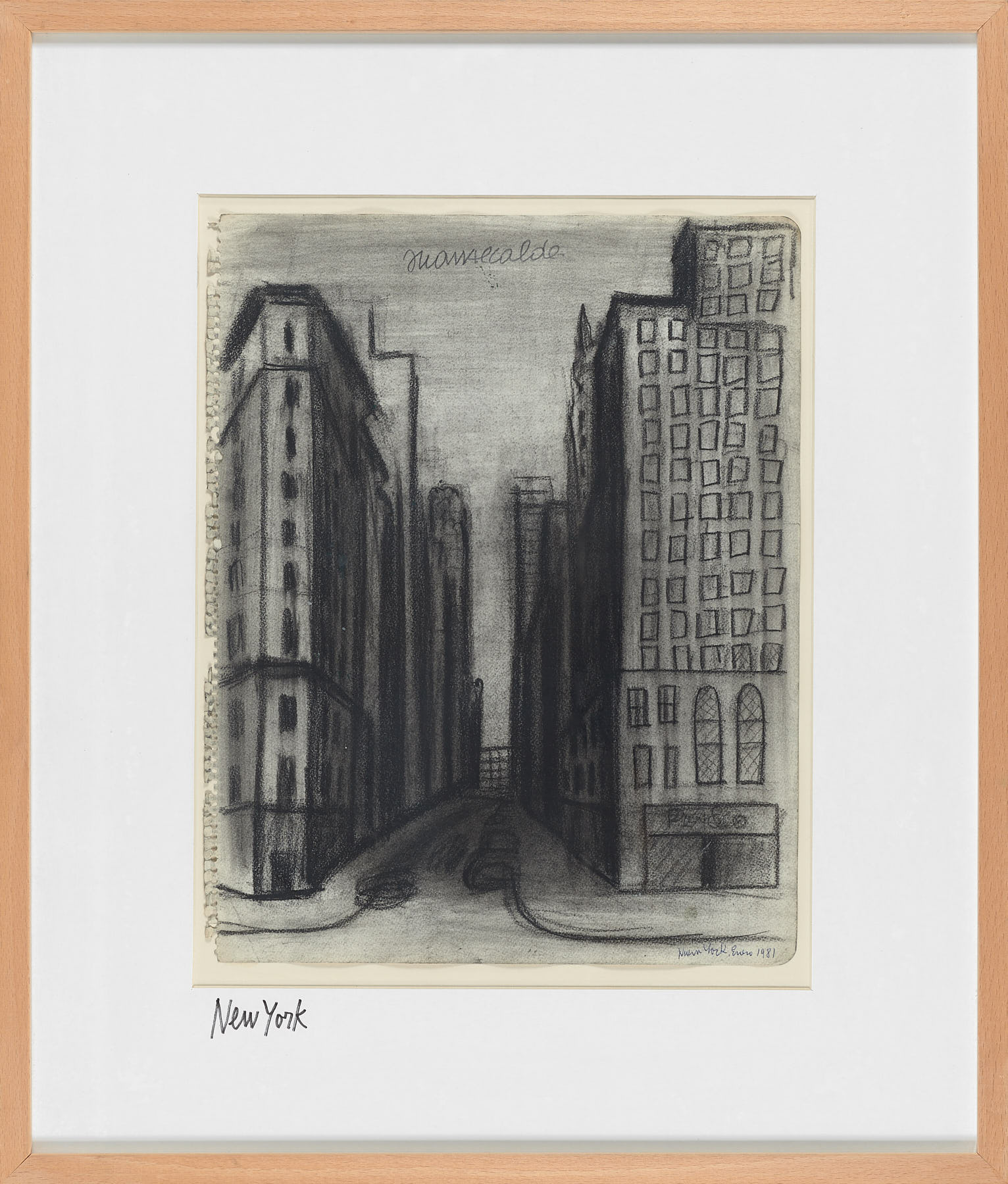 Nueva York, 1981, Juan Alcalde