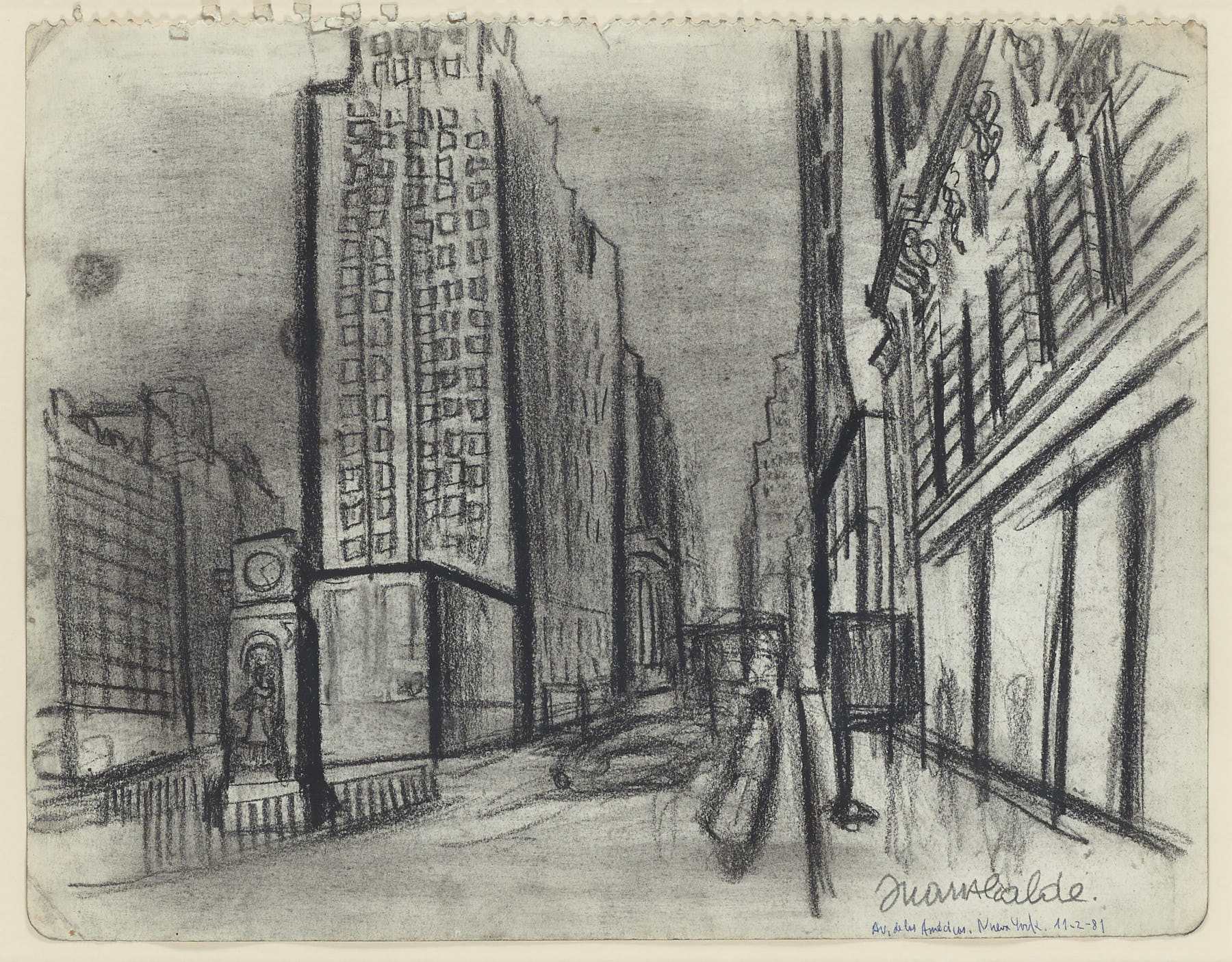 Nueva York, 1981, Juan Alcalde