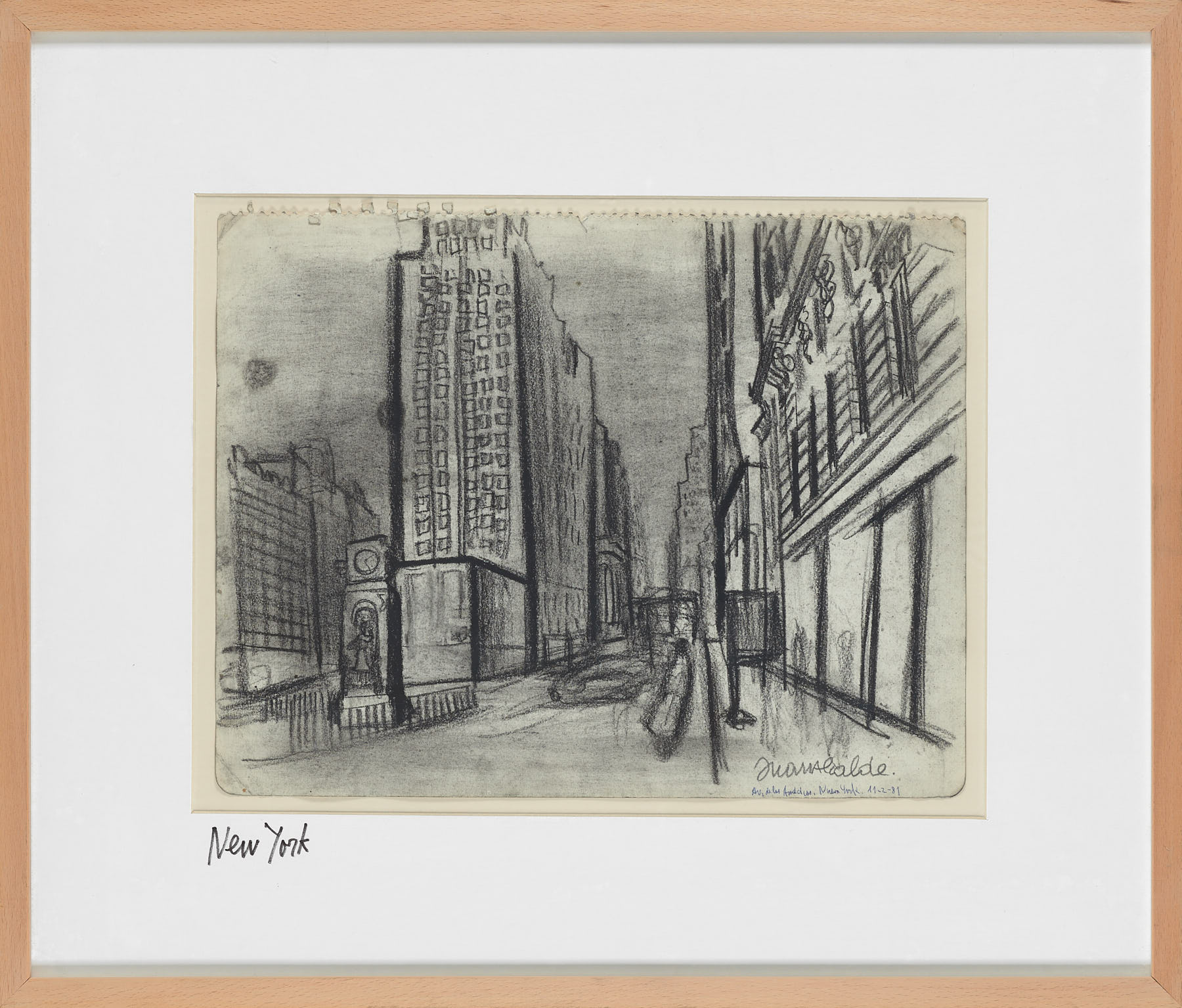 Nueva York, 1981, Juan Alcalde