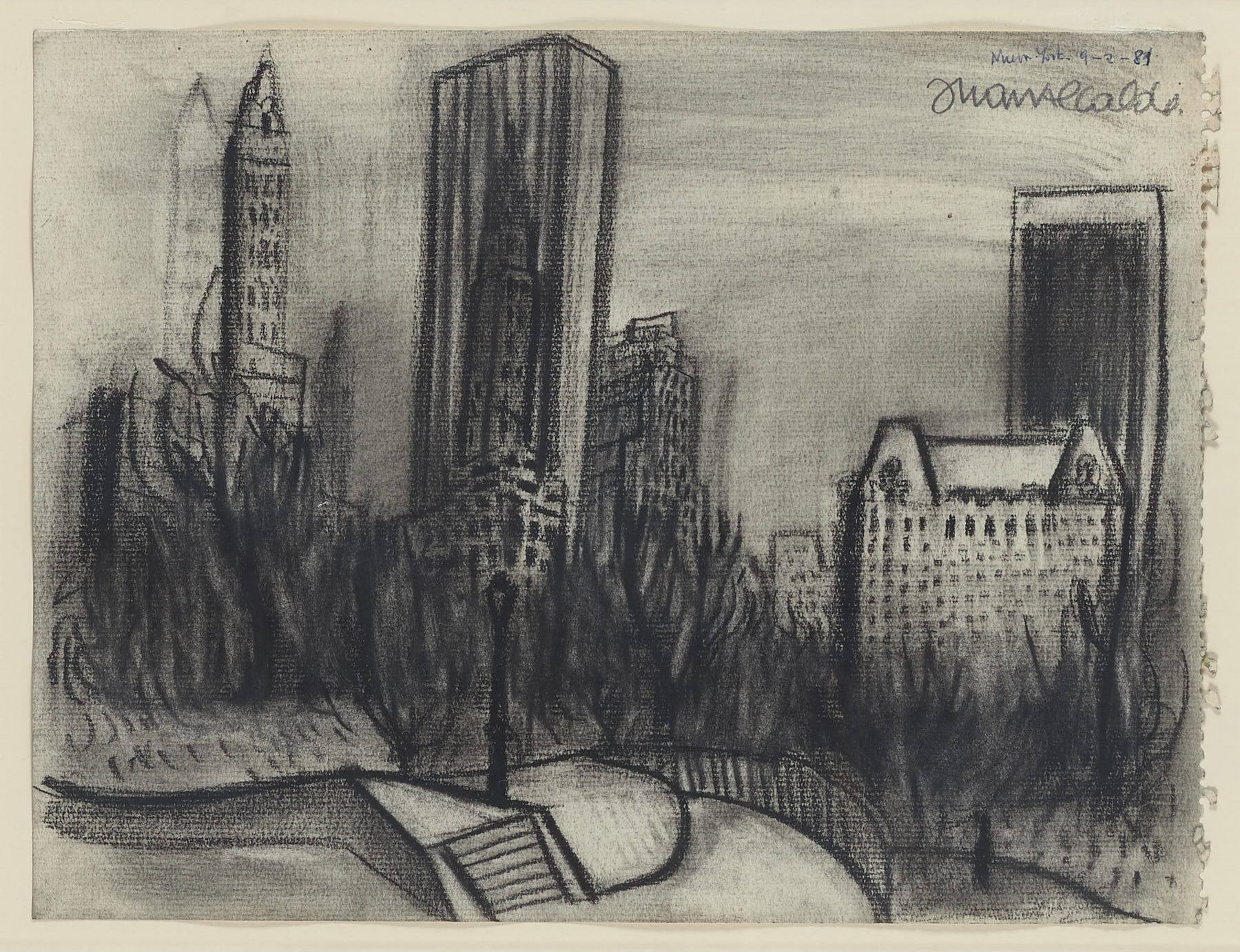 Nueva York, 1981, Juan Alcalde