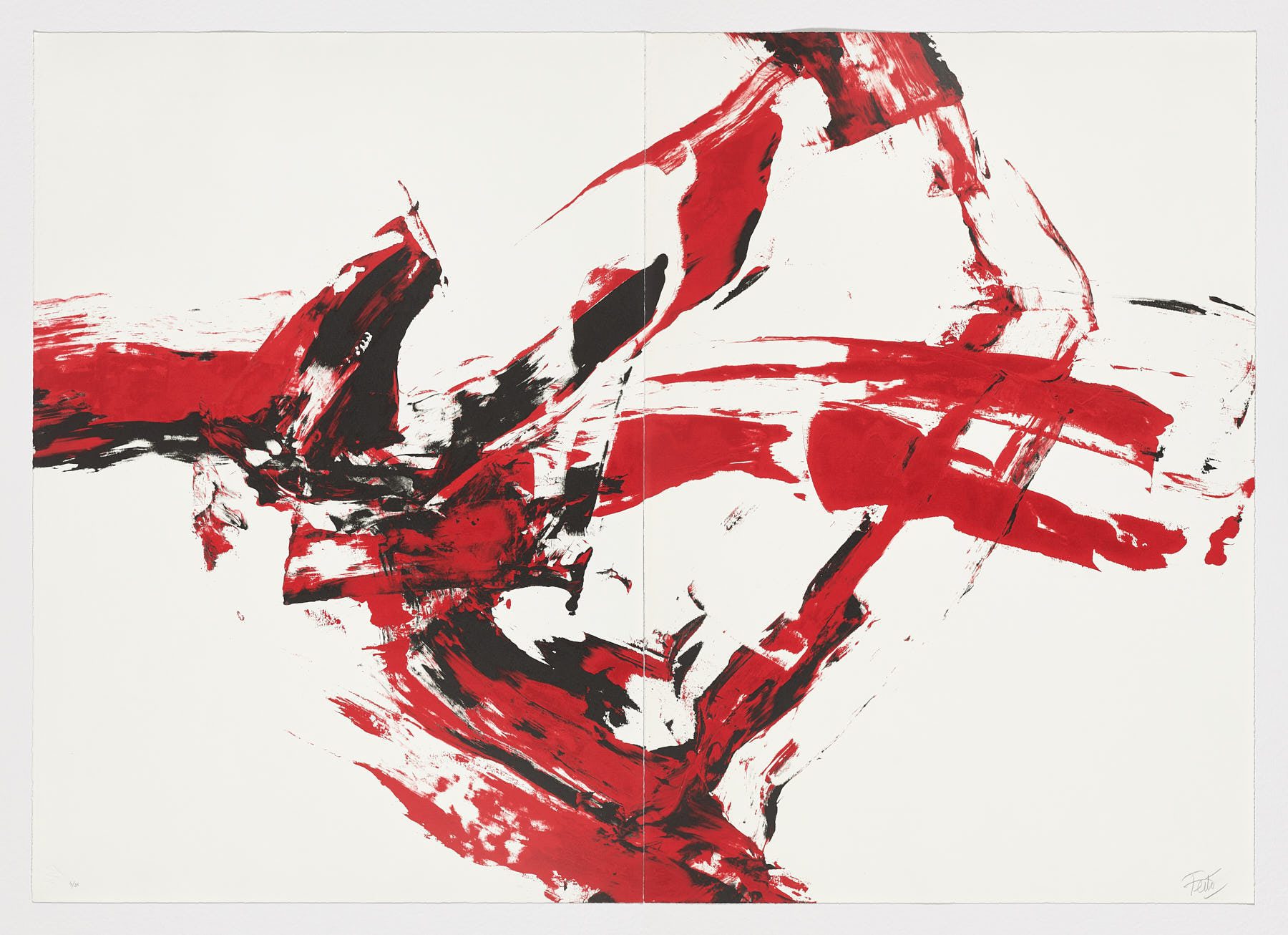 Sin título III (díptico), Luis Feito