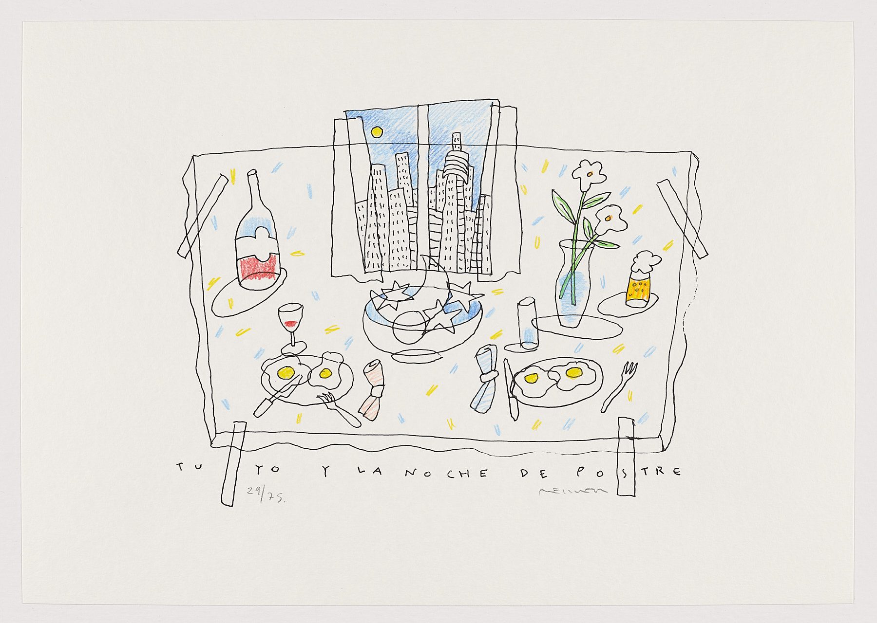 Tú yo y la noche de postre, 2014, Fernando Bellver