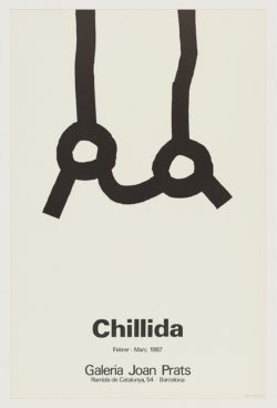 Galería Joan Prats, 1987, Eduardo Chillida