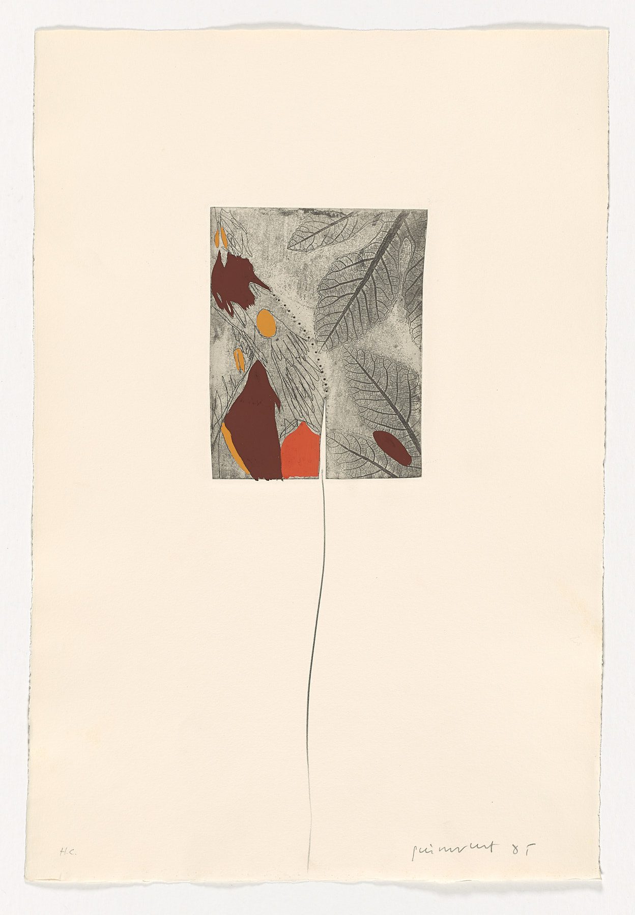 Fulles 1, 1985, Josep Guinovart