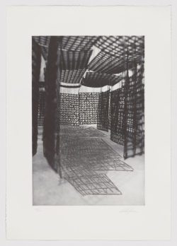 Estudio: Pasillo suspendido XVI, 2007, Cristina Iglesias
