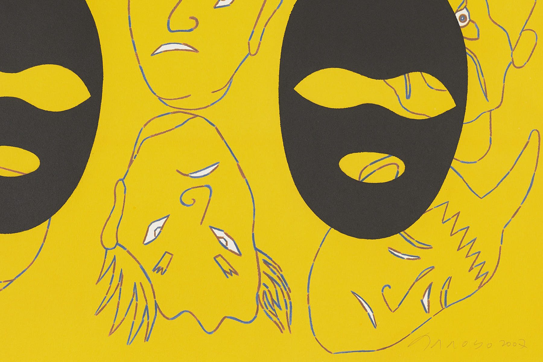 Doble Fantomas, 2007, Eduardo Arroyo