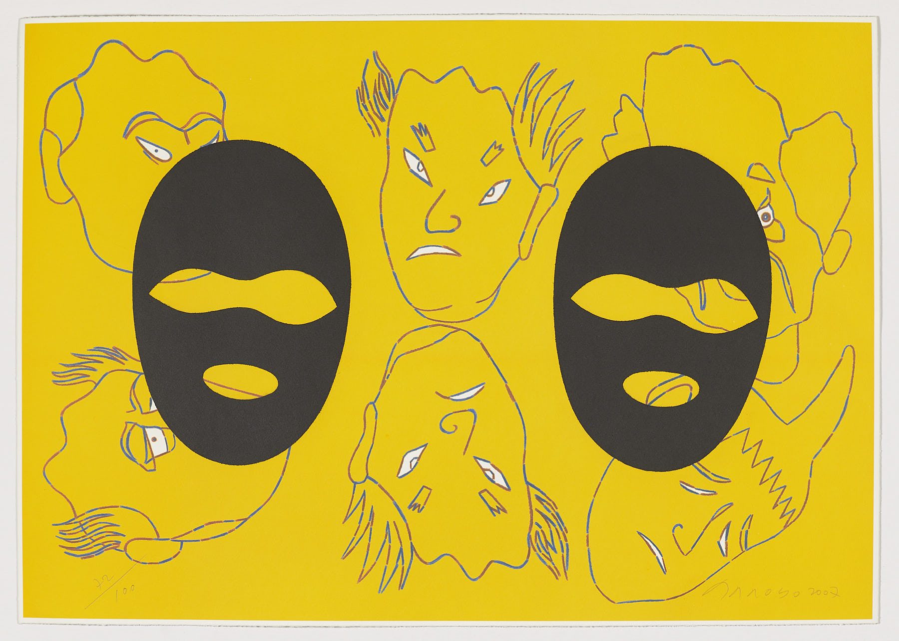 Doble Fantomas, 2007, Eduardo Arroyo