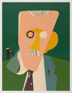 Retrato de James Joyce, Eduardo Arroyo