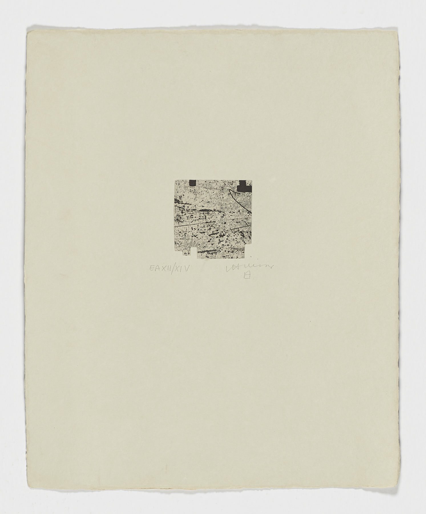 Estampa II (Clara Janés: La indetenible quietud), 1998, Eduardo Chillida