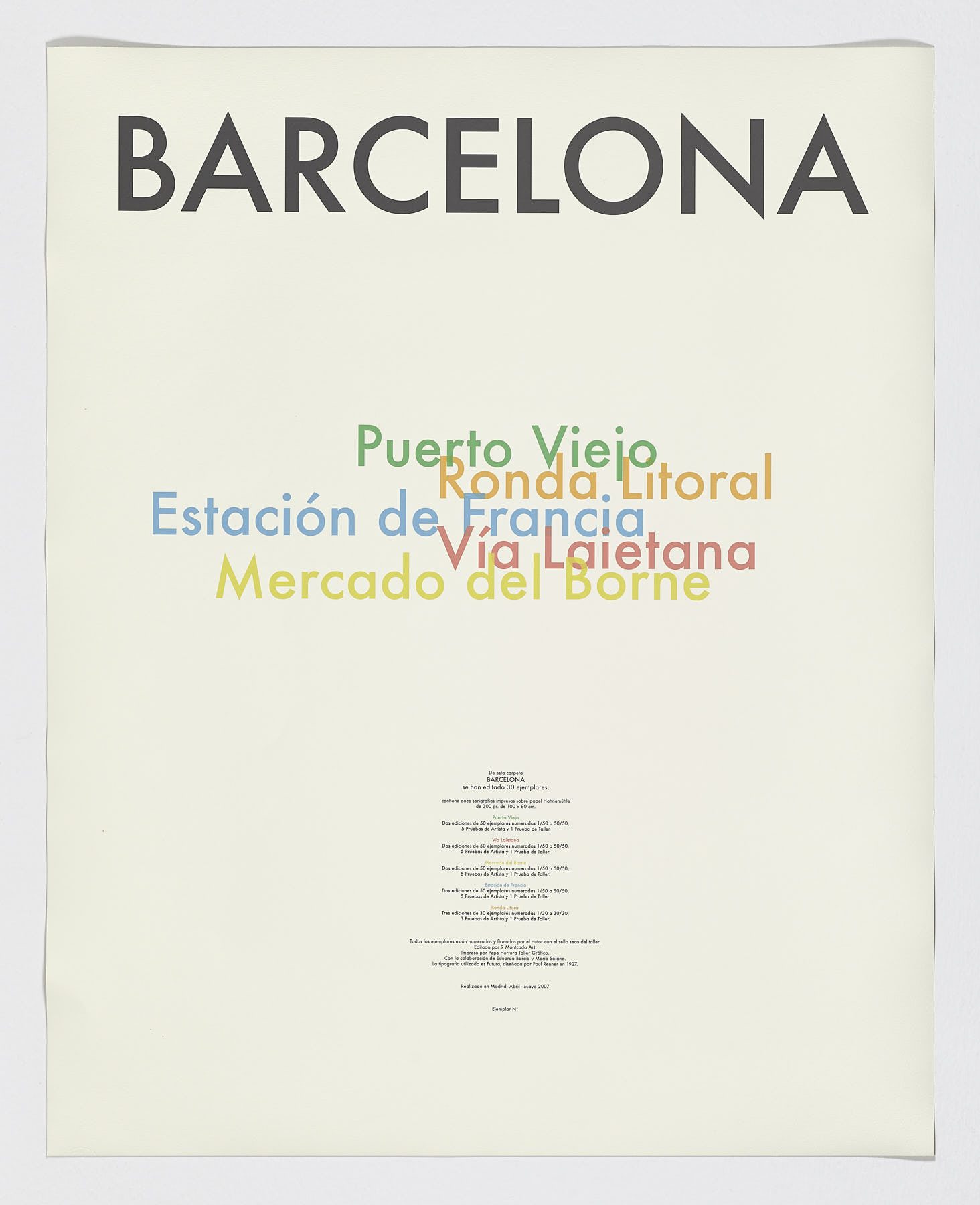 Barcelona, 2007, Jorge Castillo