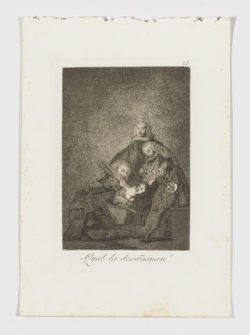 ¡Cual la descañonan!, Francisco de Goya
