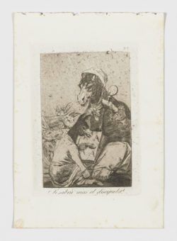 Si sabra más el discipulo?, Francisco de Goya