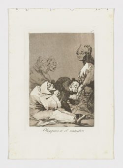 Obsequio á el maestro, Francisco de Goya