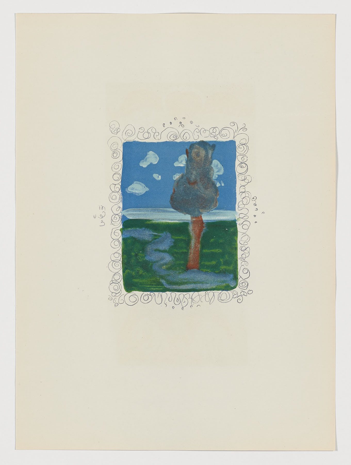 Au jardin d'Allah, 1938, André Derain (reverso)