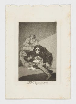 El vergonzoso (Caprichos. Estampa 54)