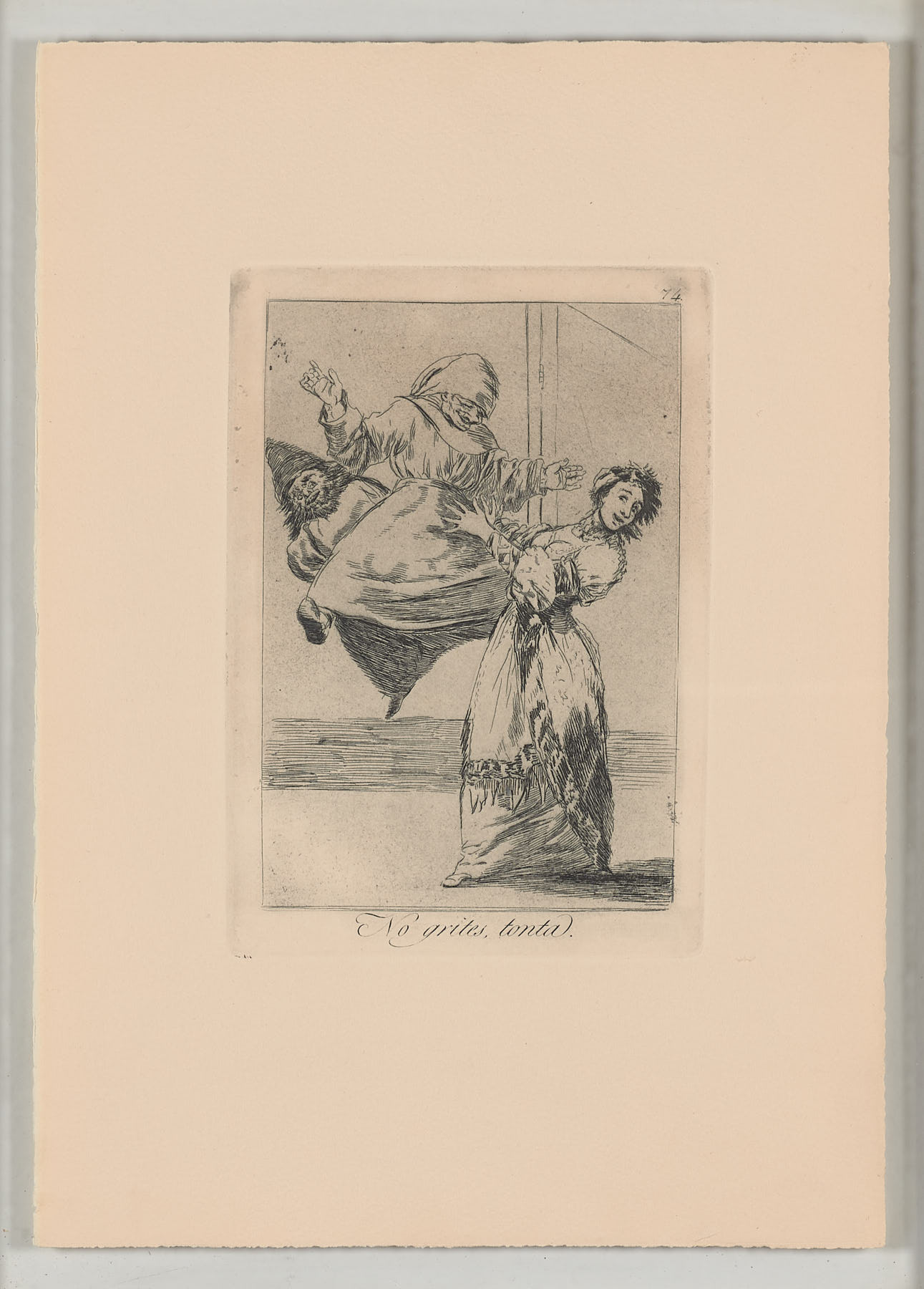 No grites, tonta, Franciso de Goya.