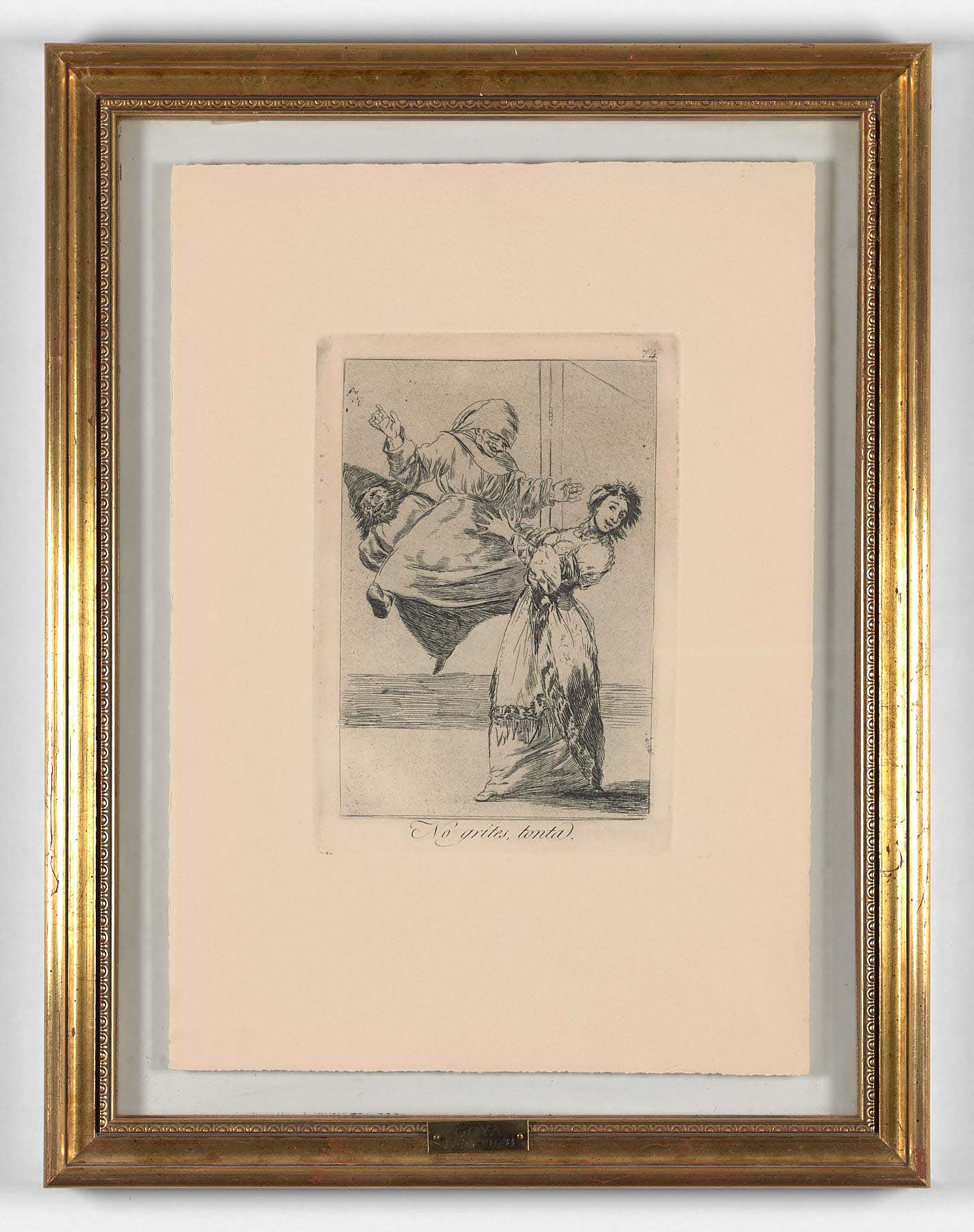 No grites, tonta, Franciso de Goya.