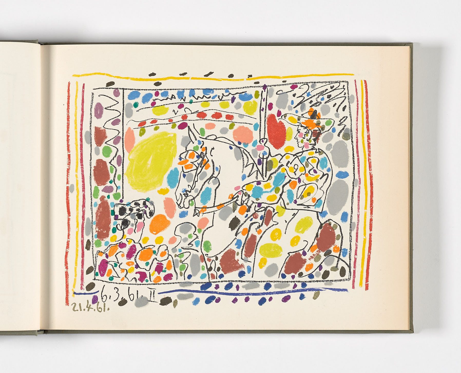 Los toros avec Picasso, 1961, Pablo Picasso