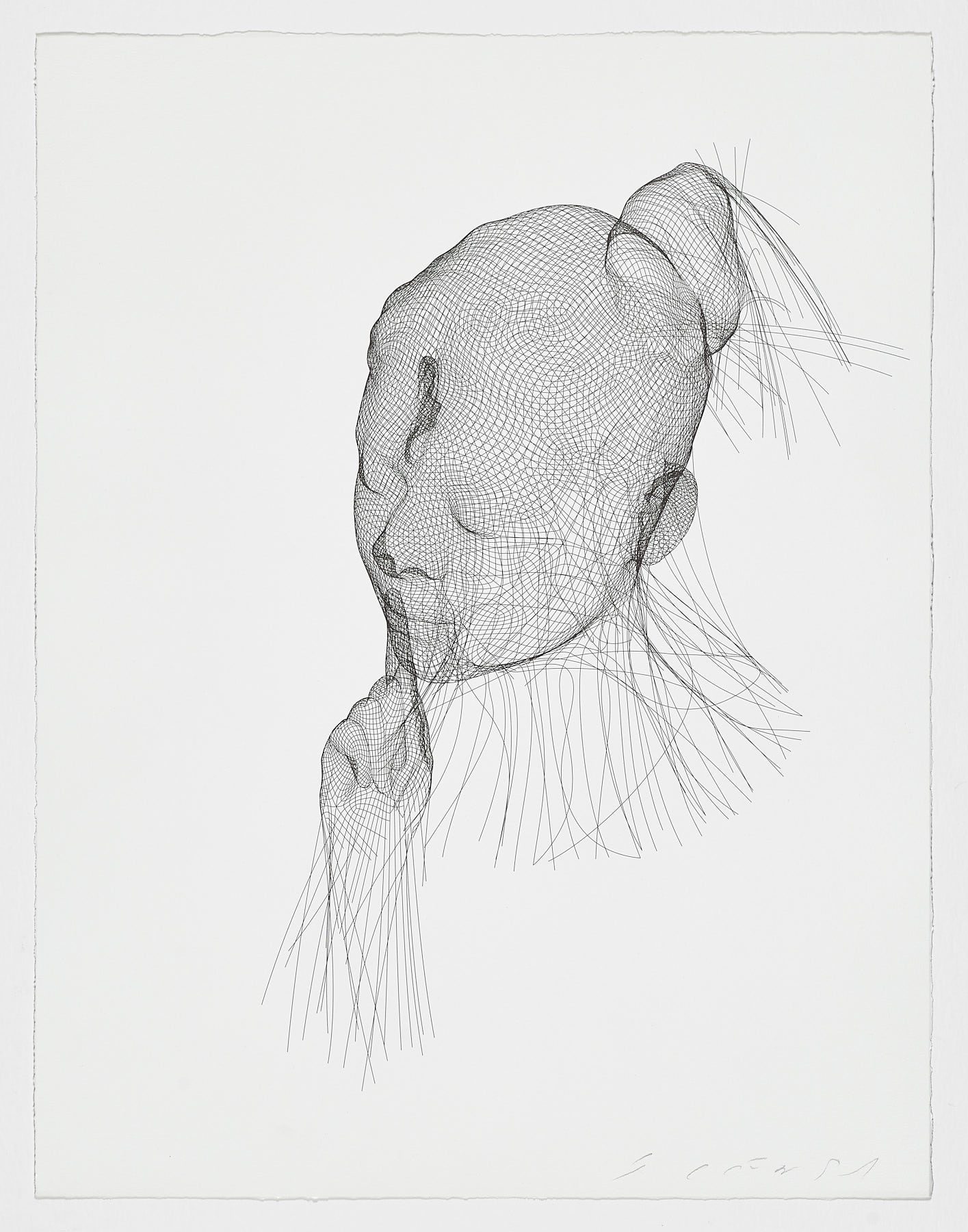 Wilsis en blanco y negro, 2022, Jaume Plensa