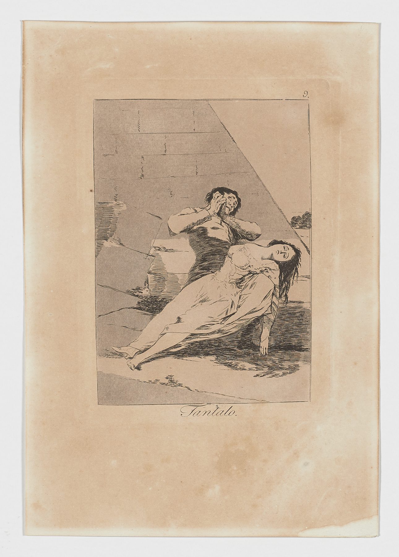 Tantalo (Caprichos. Estampa 9)