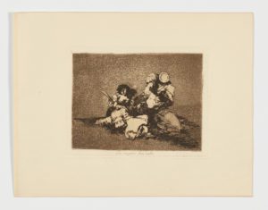 Las mugeres dan valor, Francisco de Goya