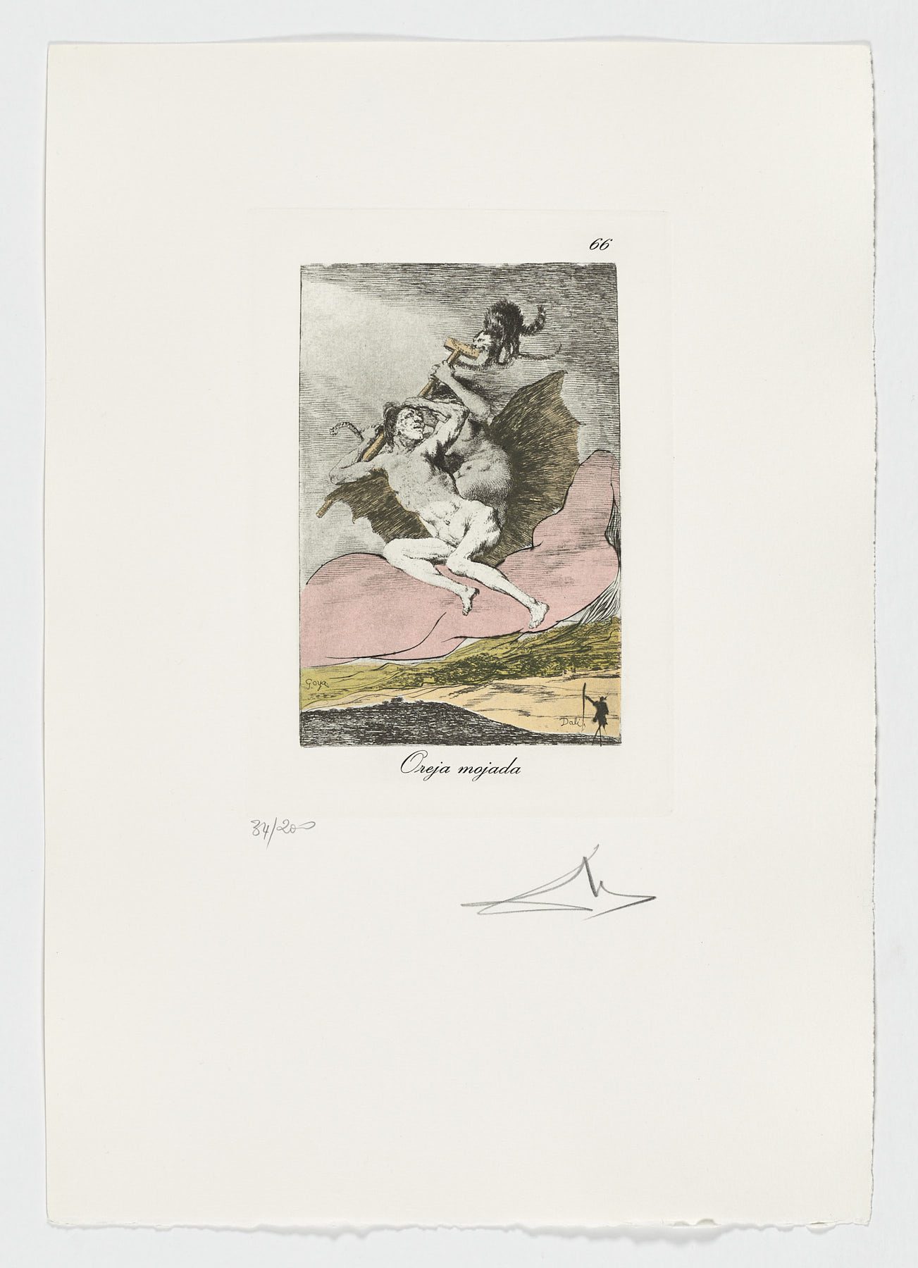 Oreja mojada, 1973-1977, Salvador Dalí