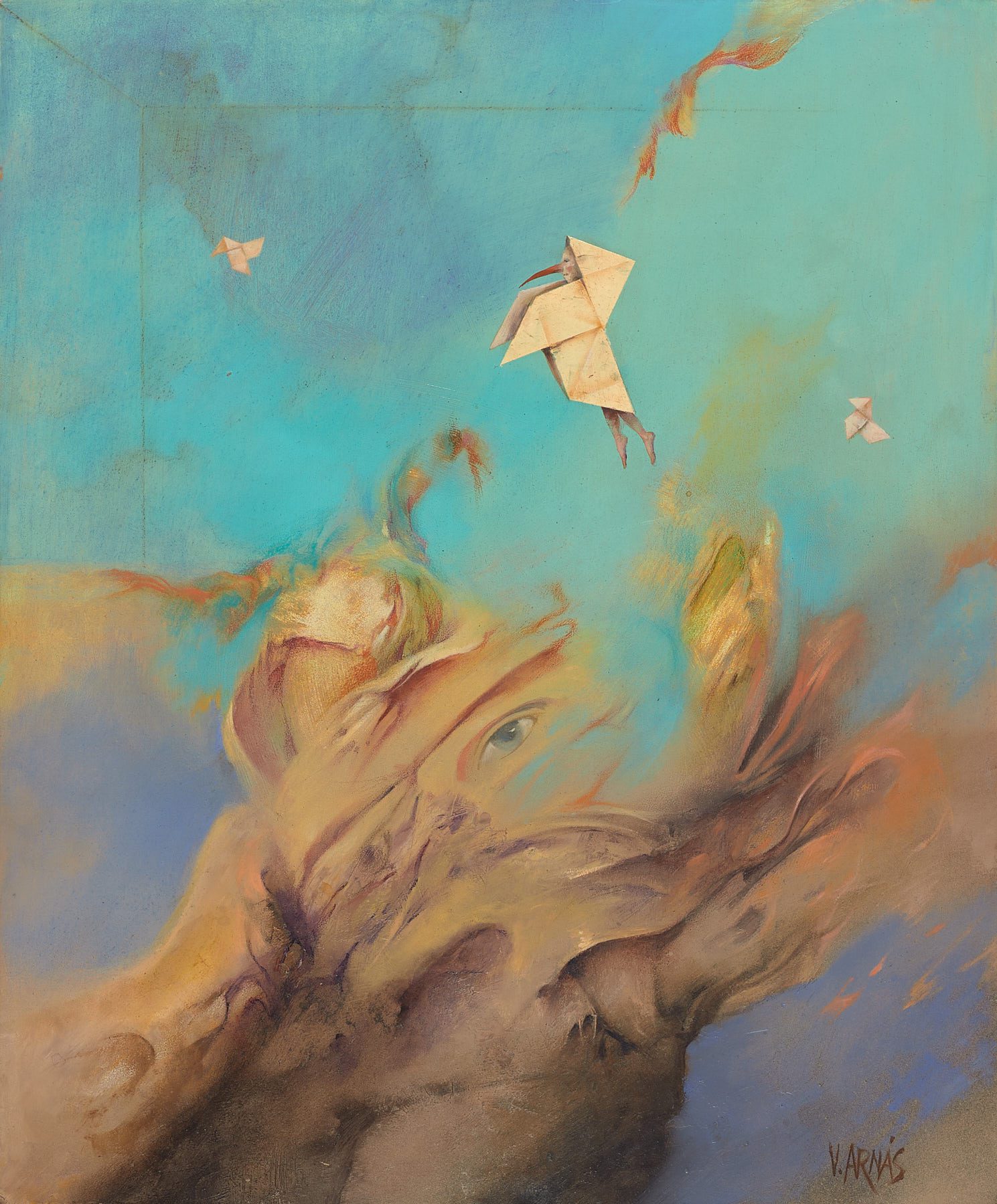 Forma cazadora de pajaritas, Vicente Arnás