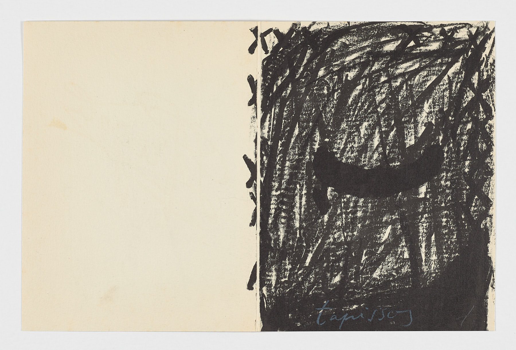 Frégoli, 1969, Antoni Tàpies (anverso)