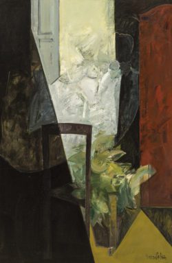 El biombo rojo. Sinfonía en negro, Manuel Narváez Patiño