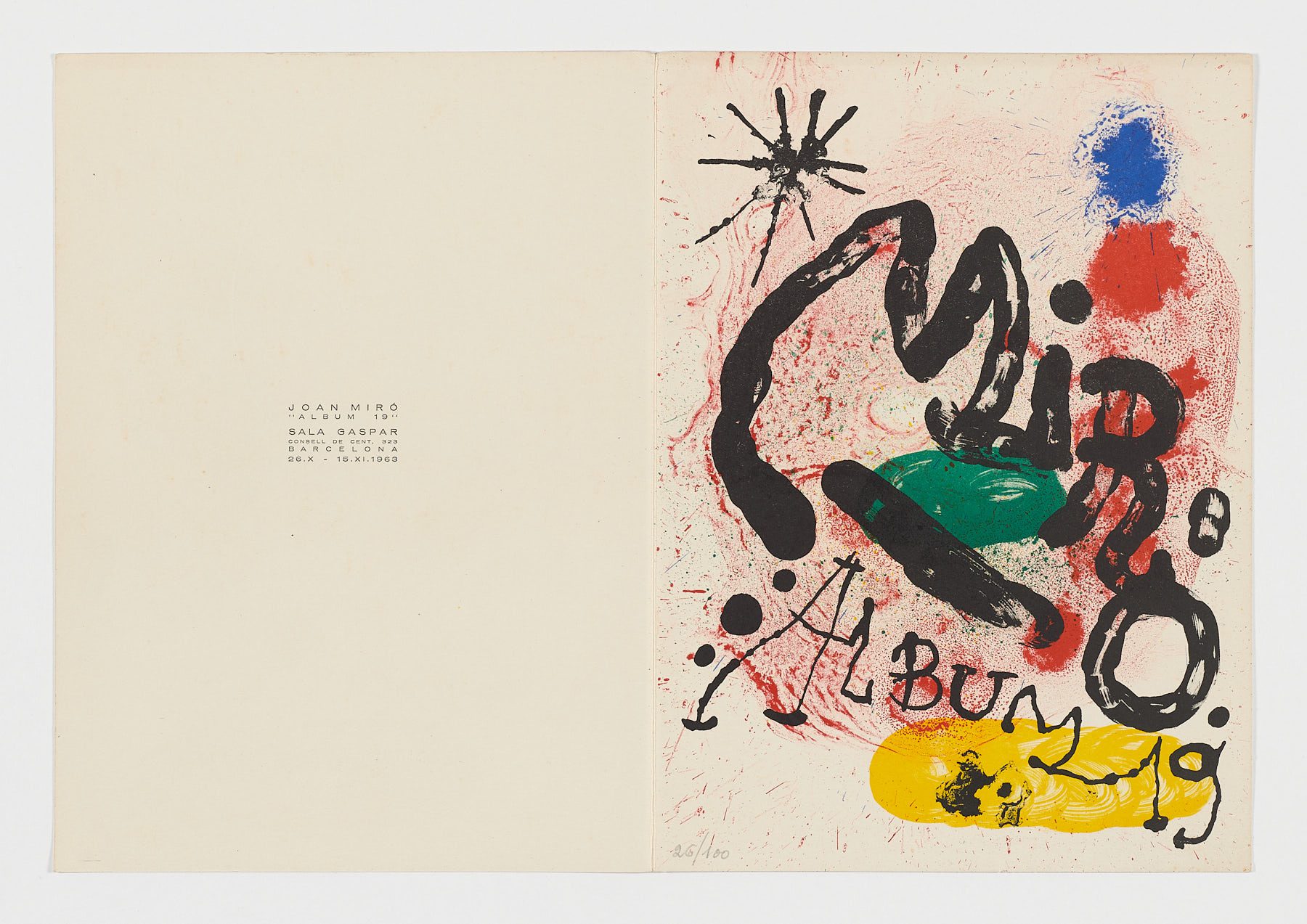 Álbum 19, 1963, Joan Miró