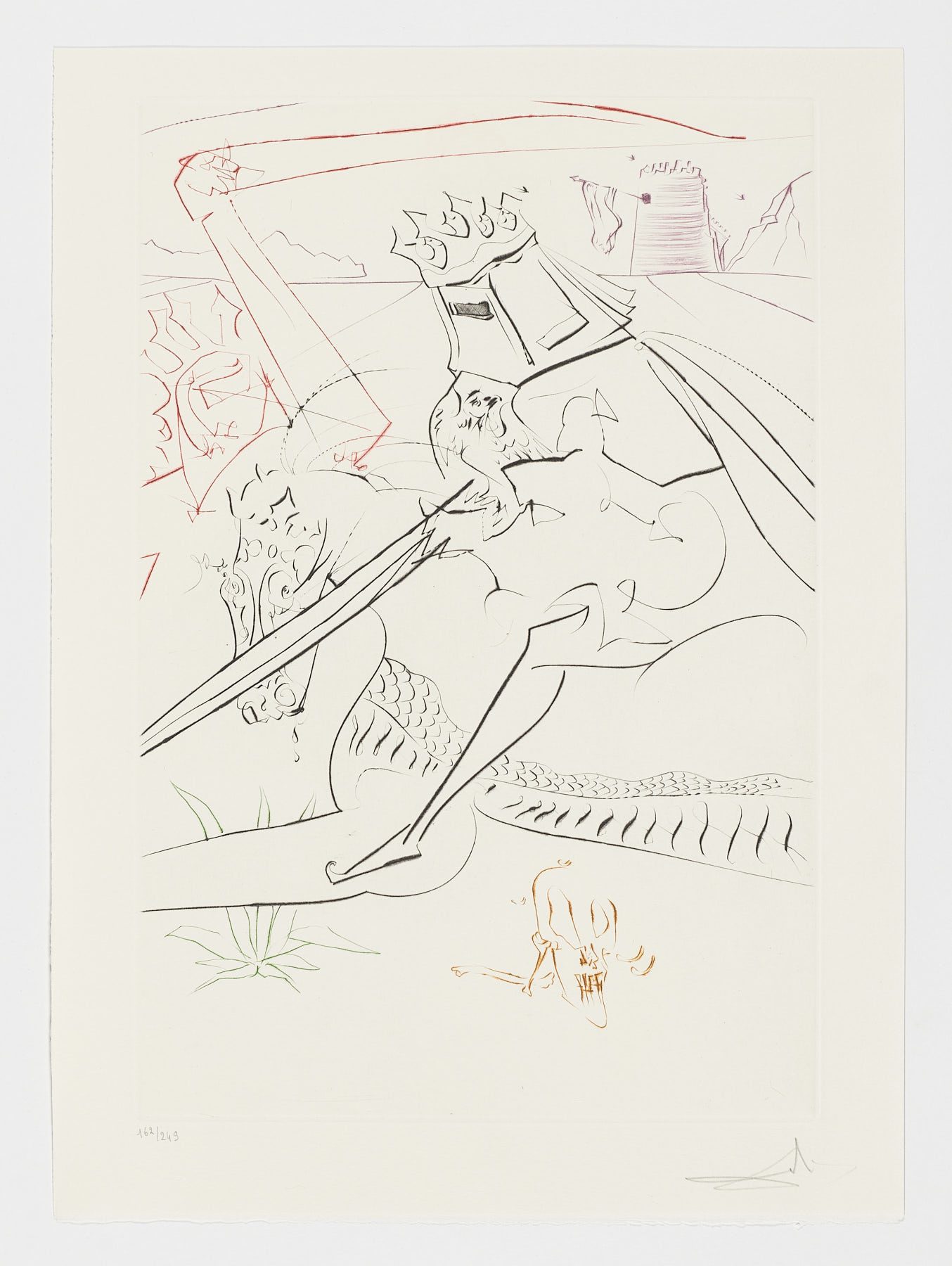 La Quête du Graal, 1975, Salvador Dalí